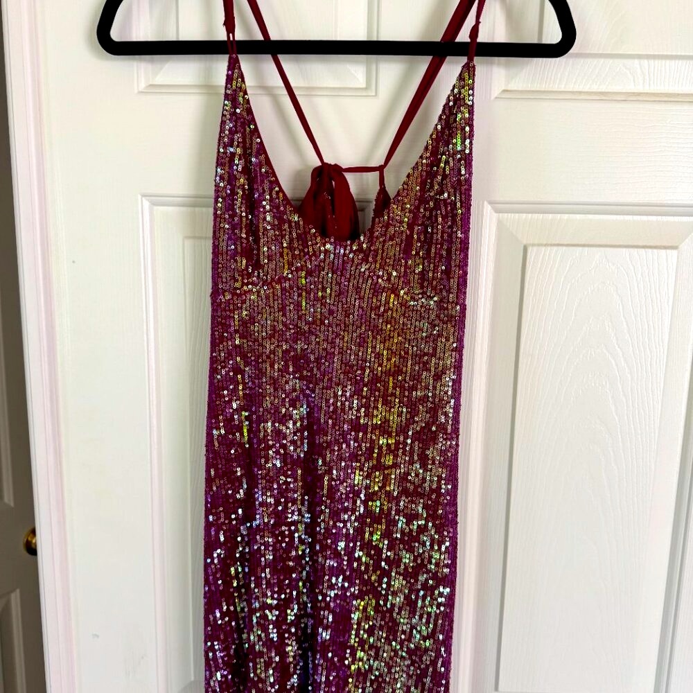 Free People Gold Rush Mini Dress